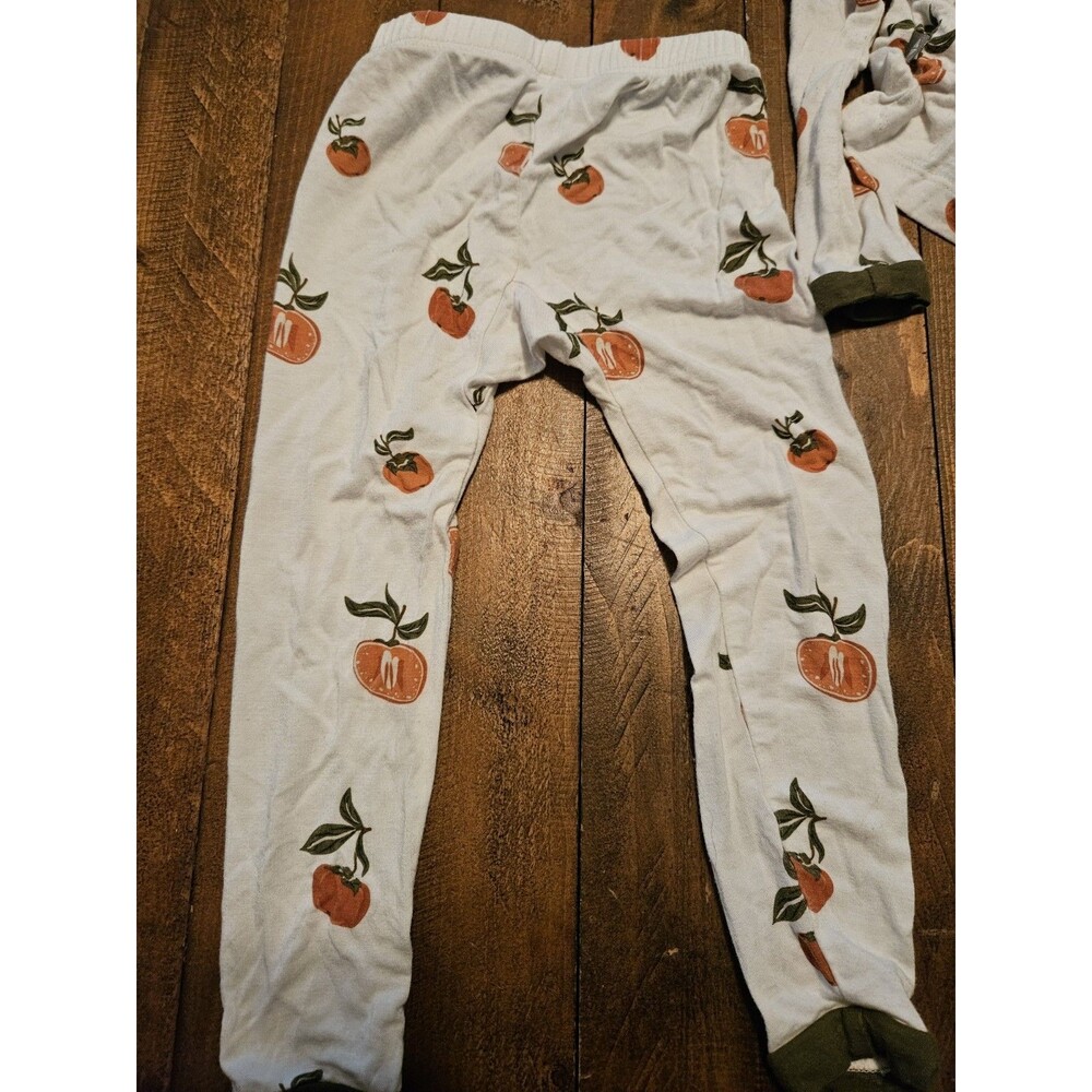 Kyte Baby Toddler Pajamas 2 Piece  Persimmon Orange Gender Neutral Bamboo 12-18 - Picture 4 of 5